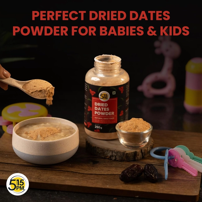 5:15PM Dried Dates Powder 250g (Kharik Powder) | Dates powder | No Added Sugar