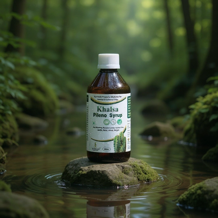 Khalsa Pileno Syrup - Ayurvedic Property Medicine for Internal & External Piles