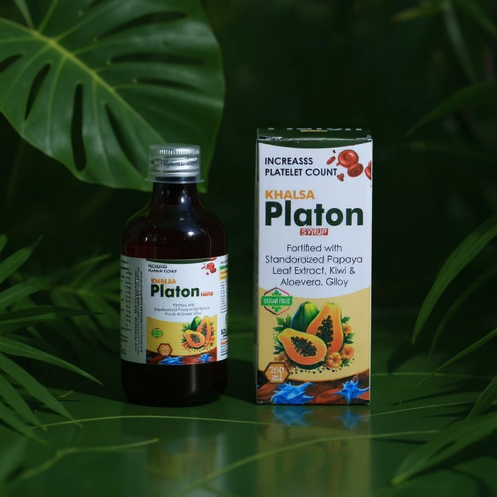 Khalsa Platon Syrup - Increase Platelet Count